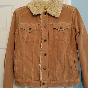 Lined corduroy jacket